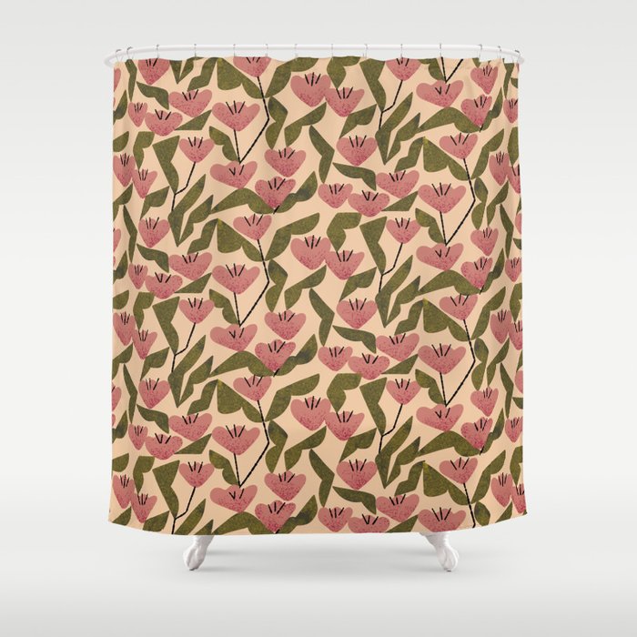 Wild Tulips Shower Curtain Gallery Image 1