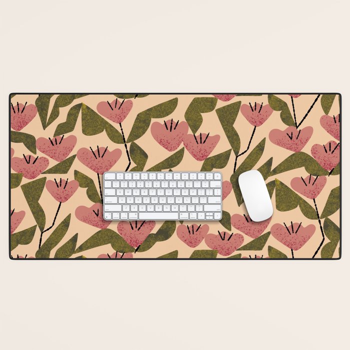 Wild Tulips Desk Mat Gallery Image 1