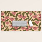 Wild Tulips Desk Mat Gallery Image 1