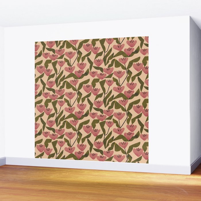 Wild Tulips Wall Mural Gallery Image 2