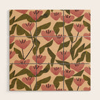 Wild Tulips Wood Wall Art Gallery Image 1