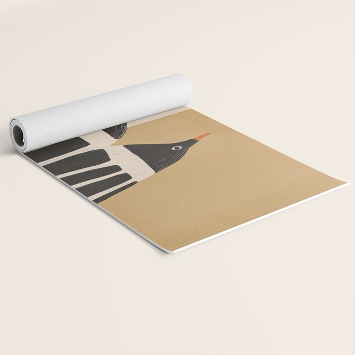 Minimal Penguin Stack Yoga Mat Gallery Image 2