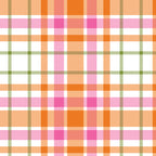 Summer Plaid Pink Orange Green White Coffee Mug Gallery Image 2