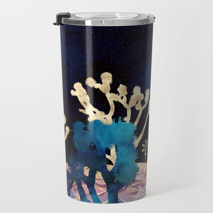 Desert Lake Moonlight Travel Mug Gallery Image 3