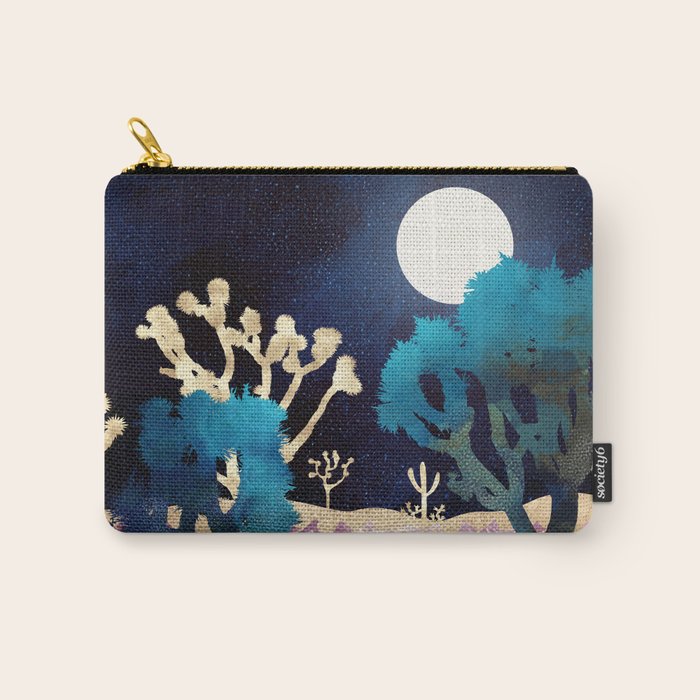 Desert Lake Moonlight Carry All Pouch Gallery Image 1