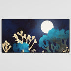 Desert Lake Moonlight Desk Mat Gallery Image 3