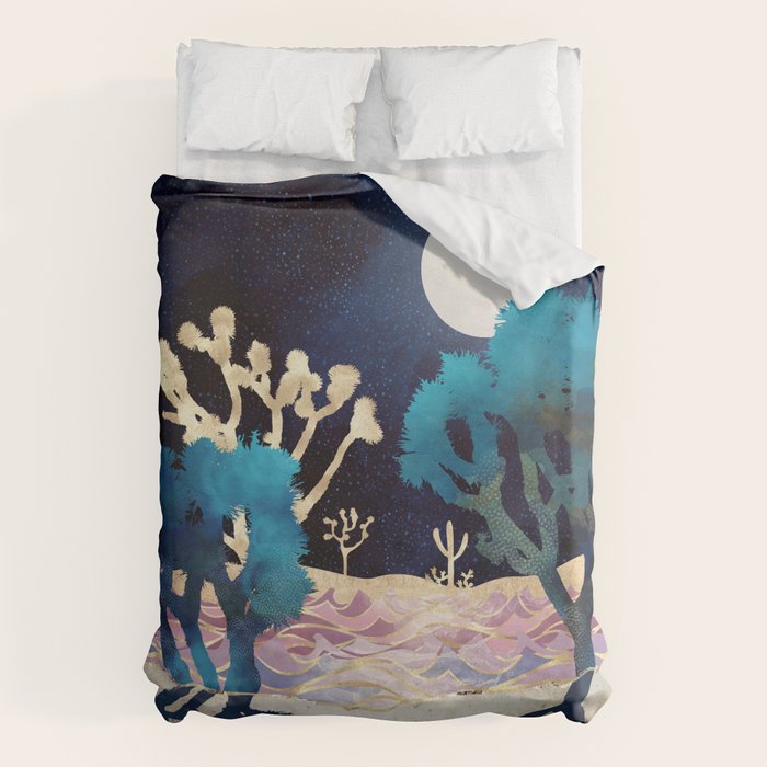 Desert Lake Moonlight Duvet Cover Gallery Image 6