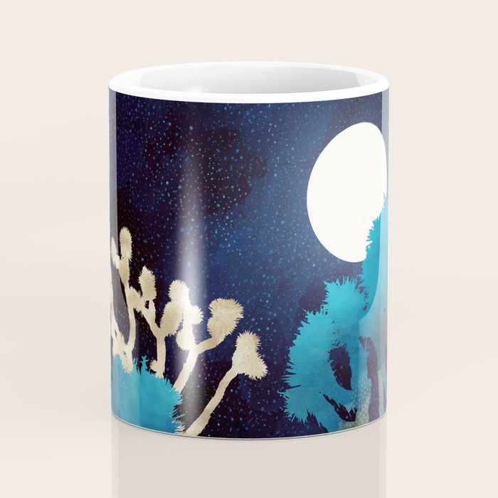 Desert Lake Moonlight Coffee Mug Gallery Image 4