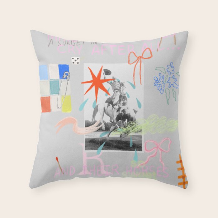 Bits and Pieces Throw Pillow Gallery Image 1