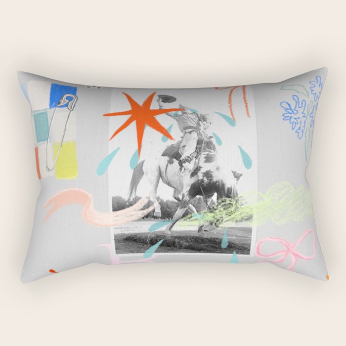 Bits and Pieces Rectangular Pillow Gallery Image 2