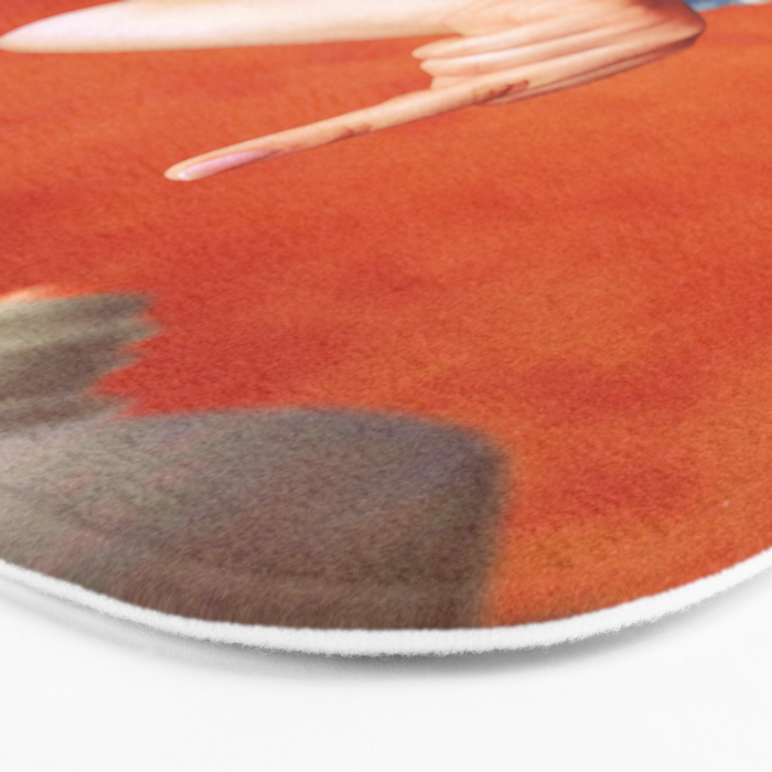 Up your mouth - Middle finger toothpaste Bath Mat Gallery Image 3