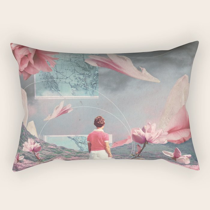 Trying to accept the Distance Rectangular Pillow Gallery Image 1