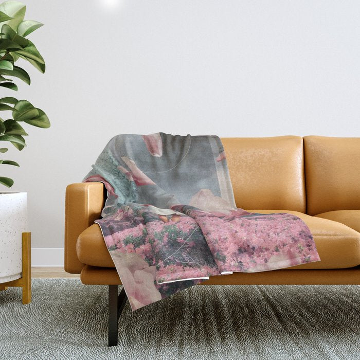 Trying to accept the Distance Throw Blanket Gallery Image 1