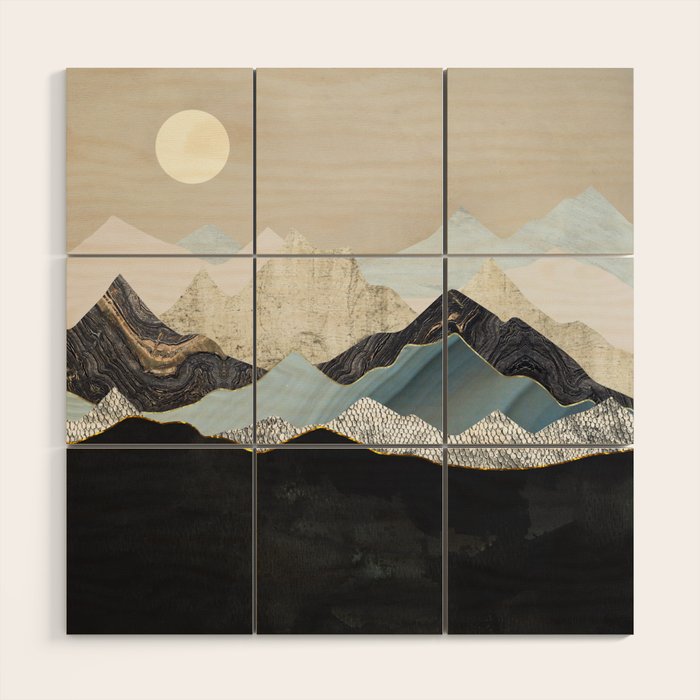Silent Dusk Wood Wall Art Gallery Image 1