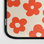 Retro 60s 70s Flower Pattern #pattern #vintage #poppy Laptop Sleeve Gallery Image 3