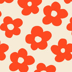 Retro 60s 70s Flower Pattern #pattern #vintage #poppy Coffee Mug Gallery Image 2