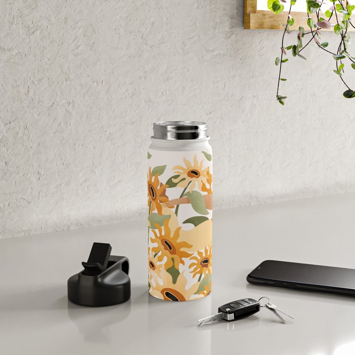 Face the sunshine Water Bottle Gallery Image 4