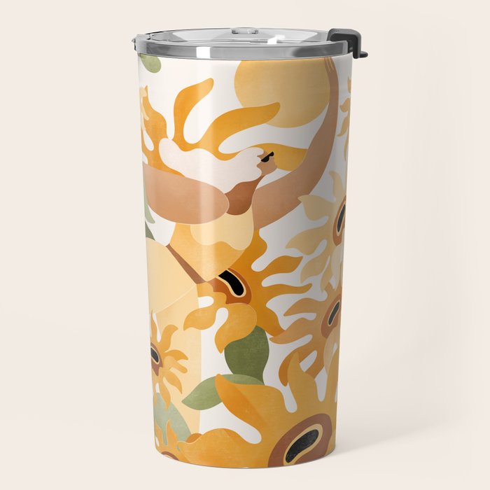 Face the sunshine Travel Mug Gallery Image 2