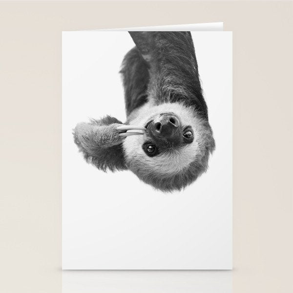 Sloth Stationery Card Gallery Image 2