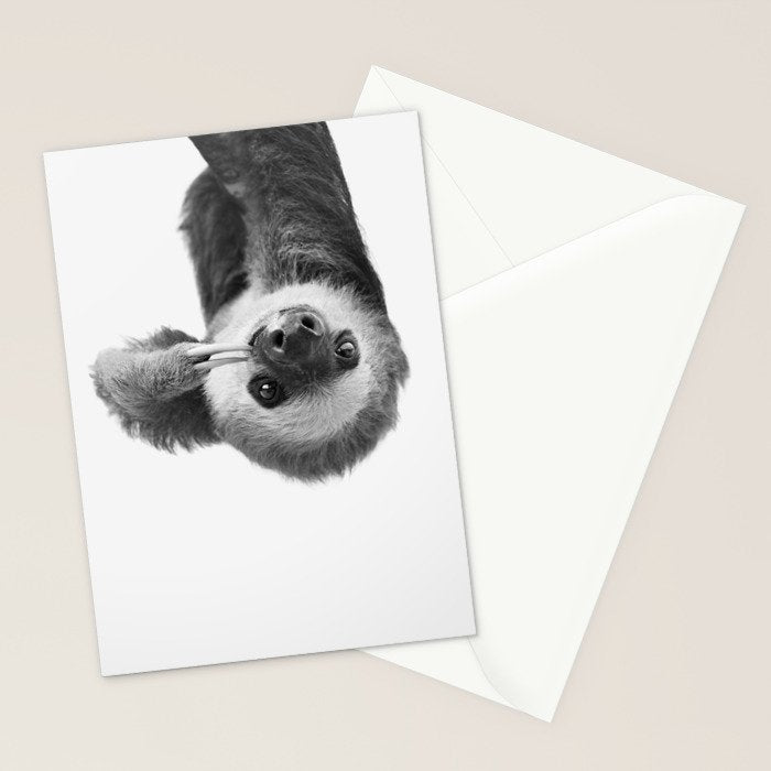 Sloth Stationery Card Gallery Image 2