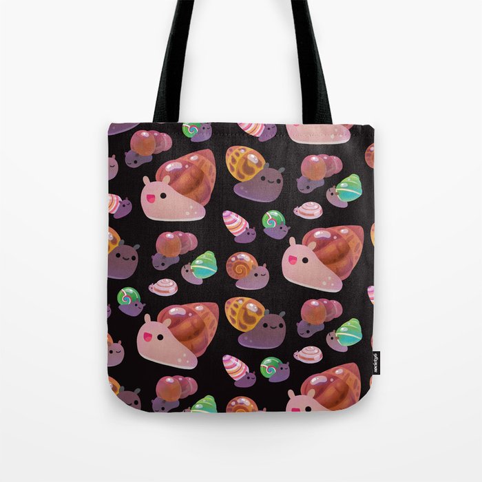 Land snail - dark Tote Bag Gallery Image 1