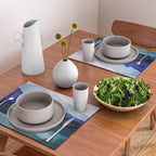 Misty morning blue hills abstract Placemat Gallery Image 2