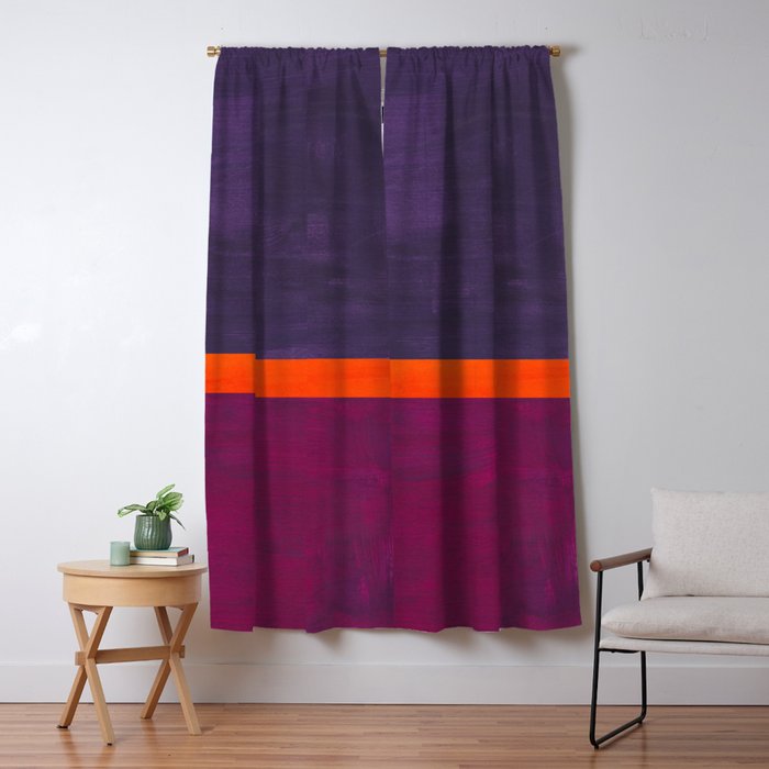 Pumpkin Mauve  Window Curtain Gallery Image 5