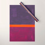 Pumpkin Mauve  Wrapping Paper Gallery Image 1