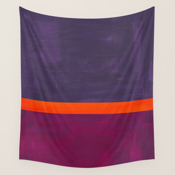 Pumpkin Mauve  Wall Tapestry Gallery Image 4