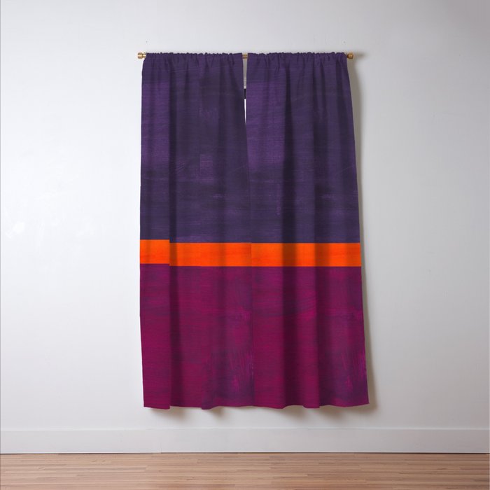 Pumpkin Mauve  Window Curtain Gallery Image 3