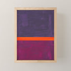 Pumpkin Mauve  Mini Art Print Gallery Image 1