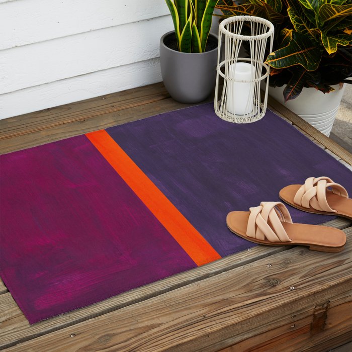 Pumpkin Mauve  Outdoor Rug Gallery Image 2