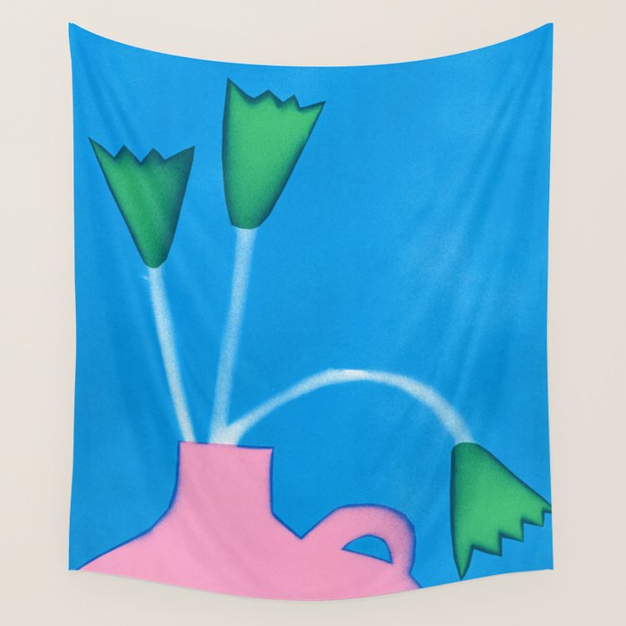 Vivid Bloom Wall Tapestry Gallery Image 4