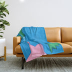 Vivid Bloom Throw Blanket Gallery Image 1