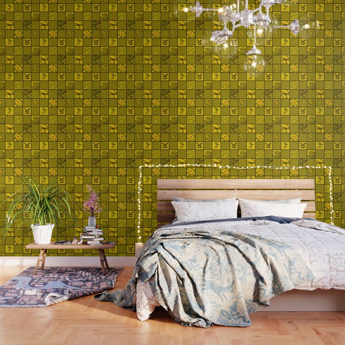 Taurus Checkered Print Wallpaper Gallery Image 3