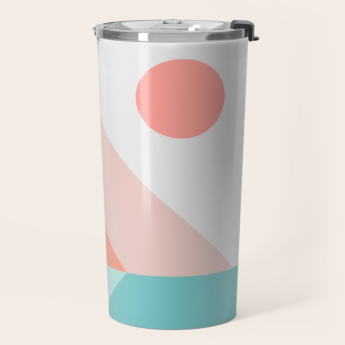 Geometric Landscape 13 Travel Mug Gallery Image 2