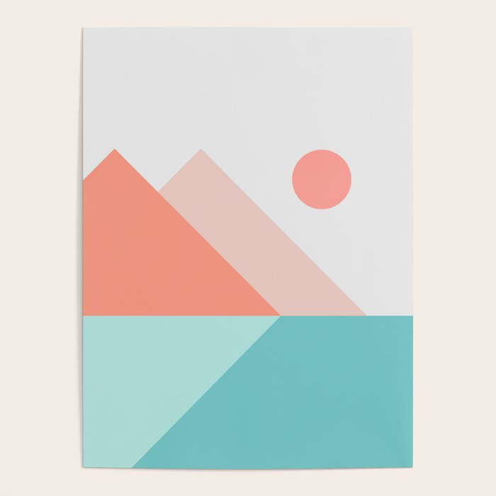 Geometric Landscape 13 Poster Gallery Image 4
