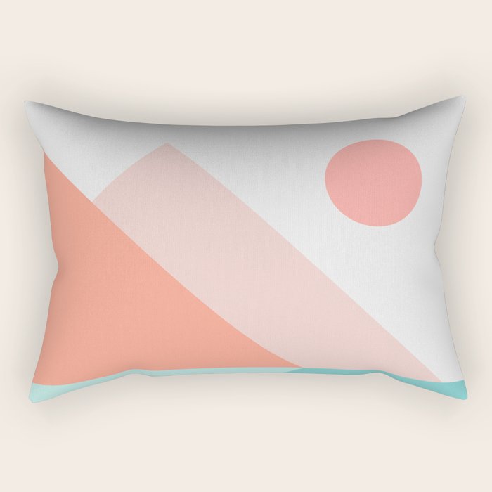Geometric Landscape 13 Rectangular Pillow Gallery Image 1