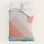 Geometric Landscape 13 Comforter Gallery Image 6