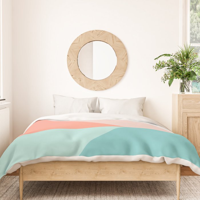 Geometric Landscape 13 Duvet Cover Gallery Image 3