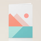 Geometric Landscape 13 Stationery Card Gallery Image 2