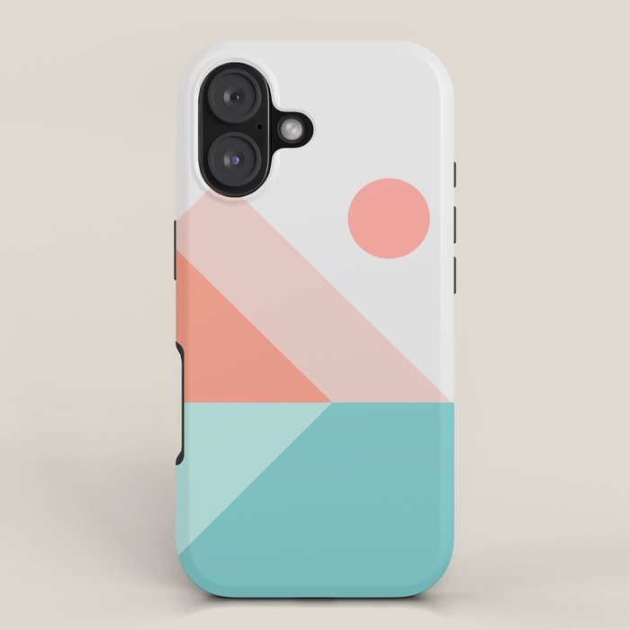 Geometric Landscape 13 iPhone Case Gallery Image 1