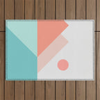 Geometric Landscape 13 Outdoor Rug Gallery Image 1