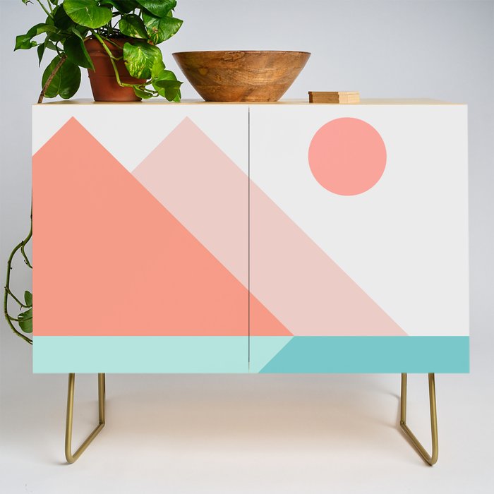 Geometric Landscape 13 Credenza Gallery Image 1