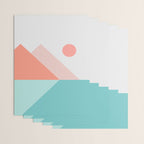 Geometric Landscape 13 Wrapping Paper Gallery Image 3