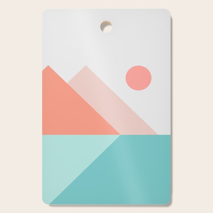 Geometric Landscape 13 Cutting Board Gallery Image 1