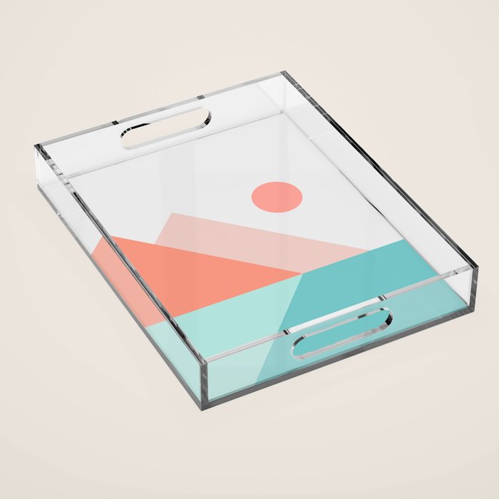 Geometric Landscape 13 Acrylic Tray Gallery Image 1