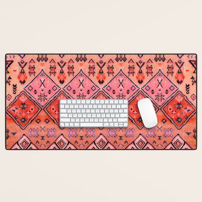 Epic Rustic & Farmhouse Style Original Moroccan Artwork  Desk Mat Gallery Image 1