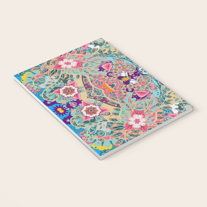 Mandala - Turquoise Boho Notebook Gallery Image 3