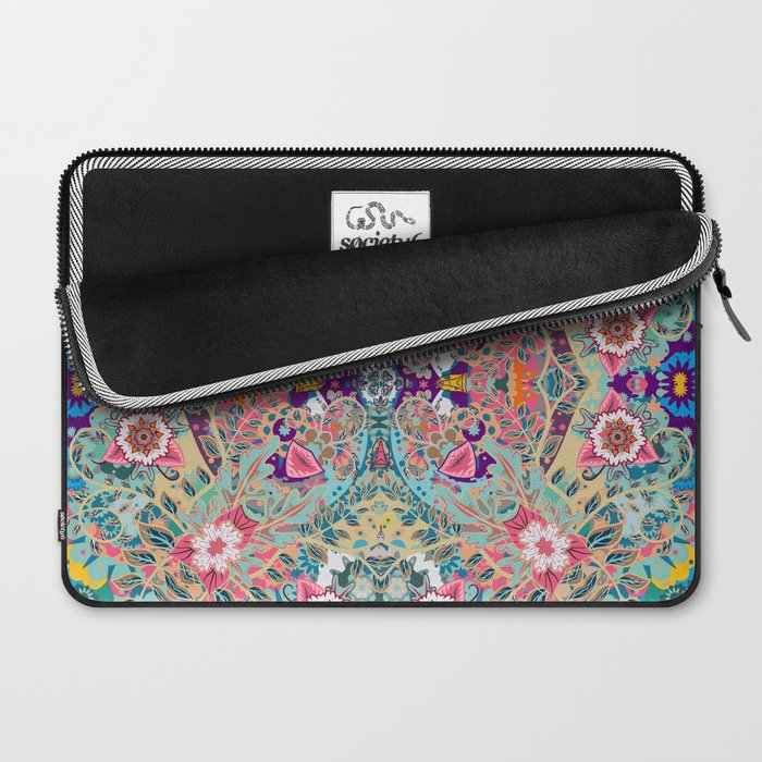 Mandala - Turquoise Boho Laptop Sleeve Gallery Image 2
